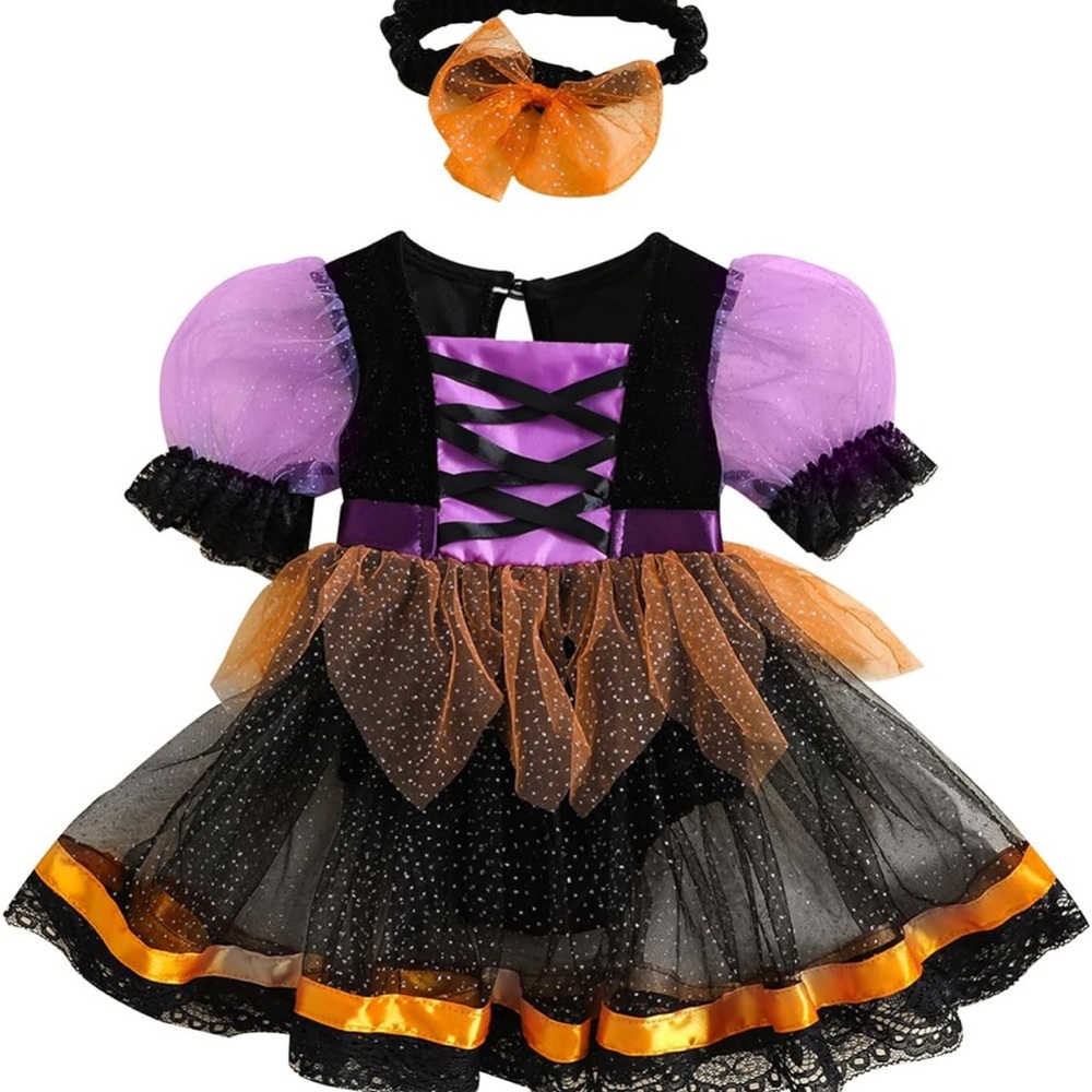 Adorable little girls Witch Costume NWT 6-12 months